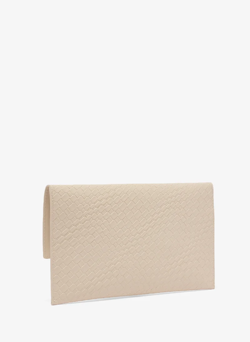 جلاموروس حقيبة يد منسوجة بإبزيم ذهبي